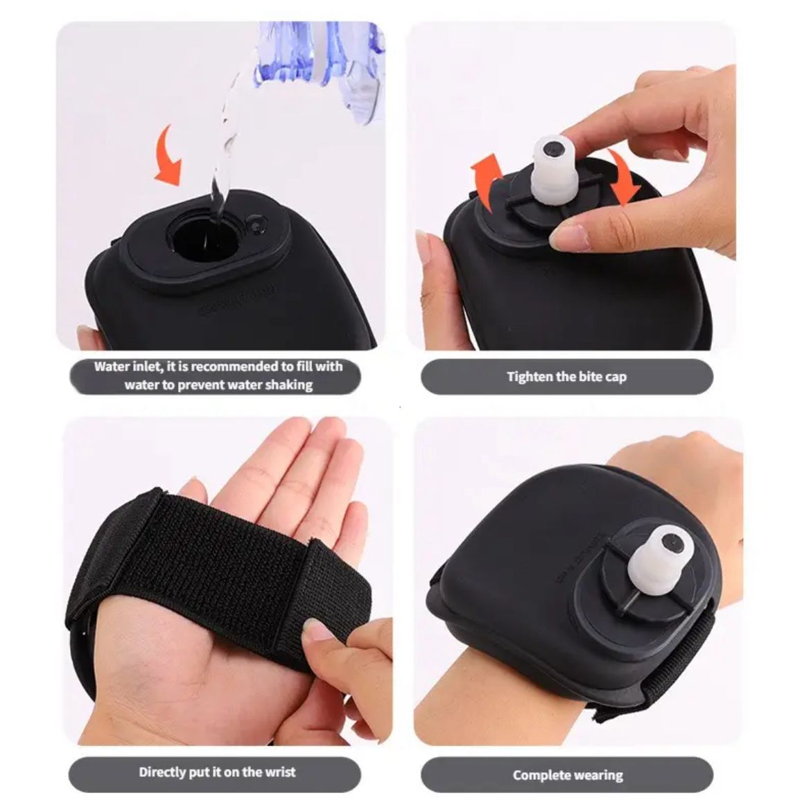 Zoekie's 220ml sip wrist bottle